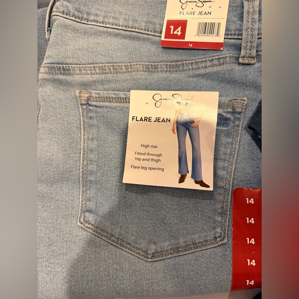 Jessica Simpson Light Blue Flare Jeans